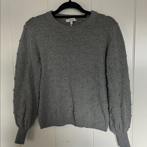 B.young Gray Textured Women's Sweater
